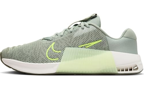 Nike Metcon 9 Premium Women's Workout Shoes (FN4931-700, Barely Volt/Olive Aura/Cargo Khaki/Barely Volt) Size 5 | Amazon (US)