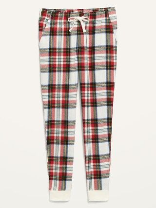 Matching Plaid Flannel Jogger Pajama Pants for Men | Old Navy (US)