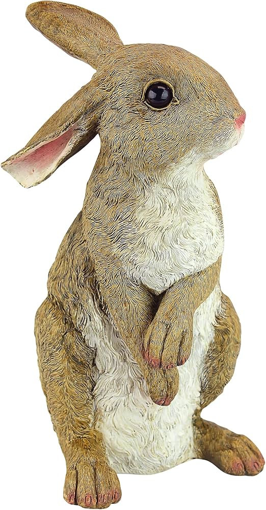 Design Toscano QM200681 Hopper the Bunny Standing Rabbit Indoor/Outdoor Garden Statue, 6 Inches W... | Amazon (US)