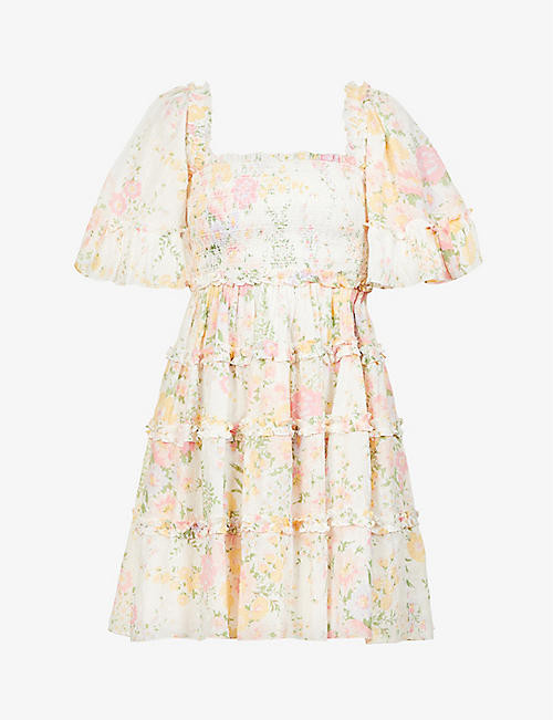 NEEDLE AND THREAD
Rambling Roses tiered woven midi dress
$475.00
 | Selfridges