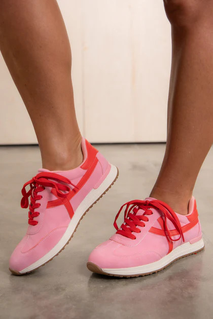 Dolce Vita Pink Multi Joque Sneaker | The Willow Tree