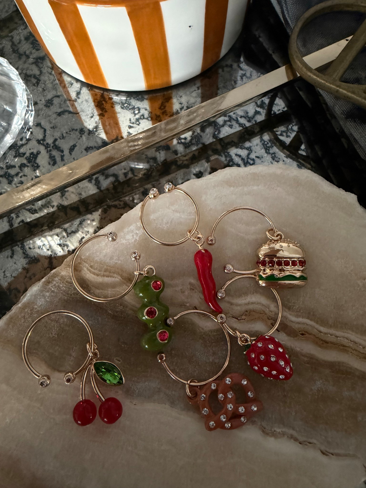 Drink charms 

#LTKValentine #LTKHome #LTKfoodie