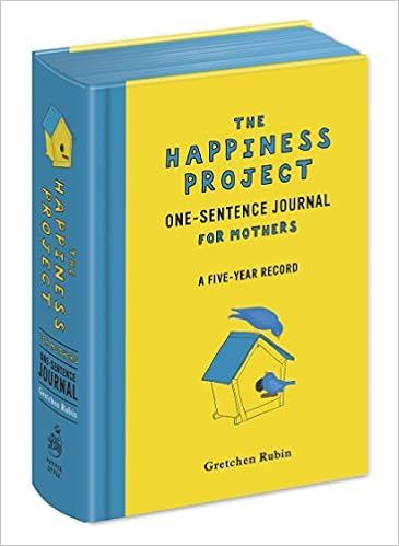 The Happiness Project One-Sentence Journal for Mothers



Diary – April 2, 2013 | Amazon (US)