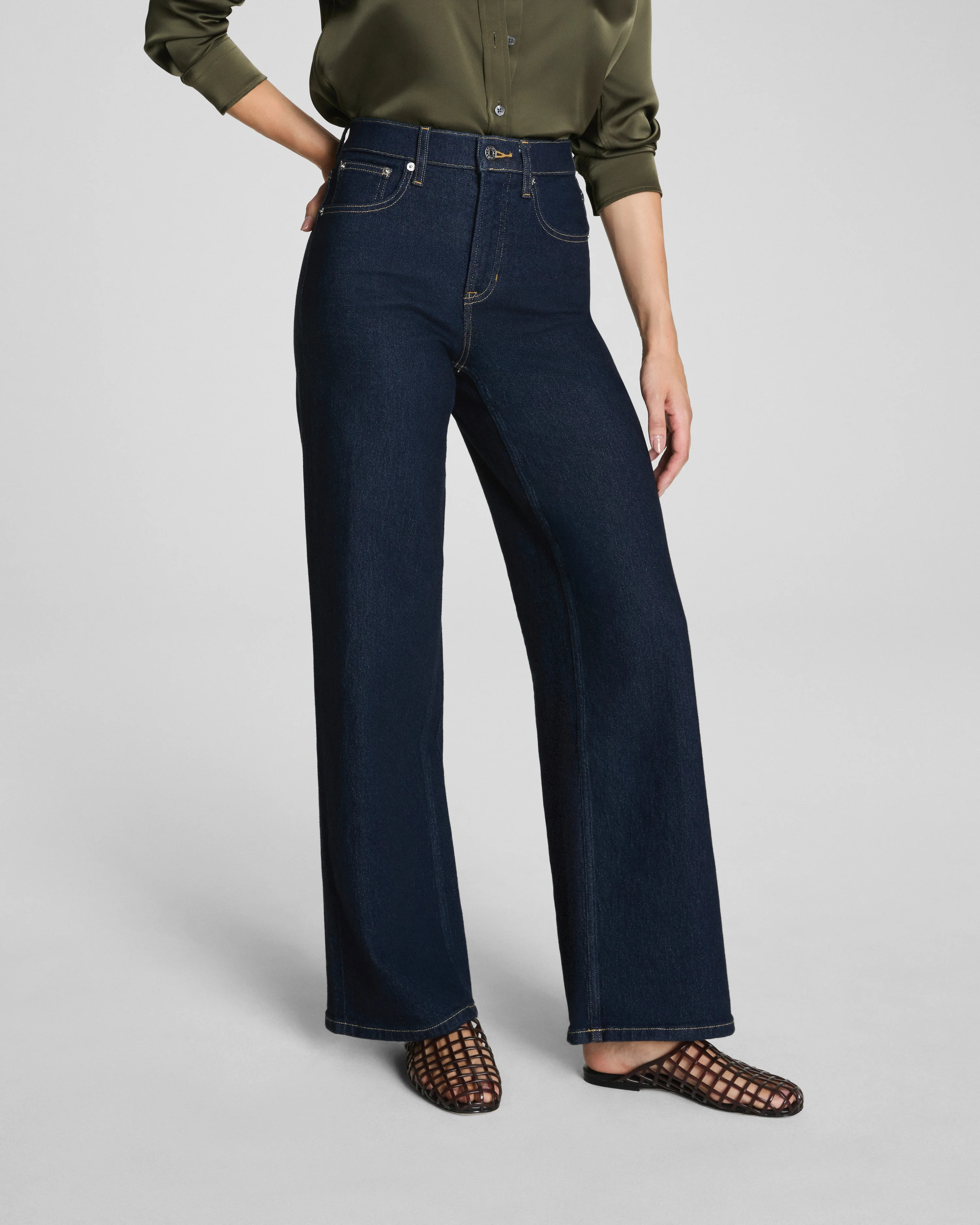 Wide Leg Jeans | Spanx