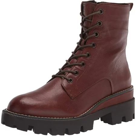 Sam Edelman Womens Garret Combat Boot 11 Dark Brown | Walmart (US)