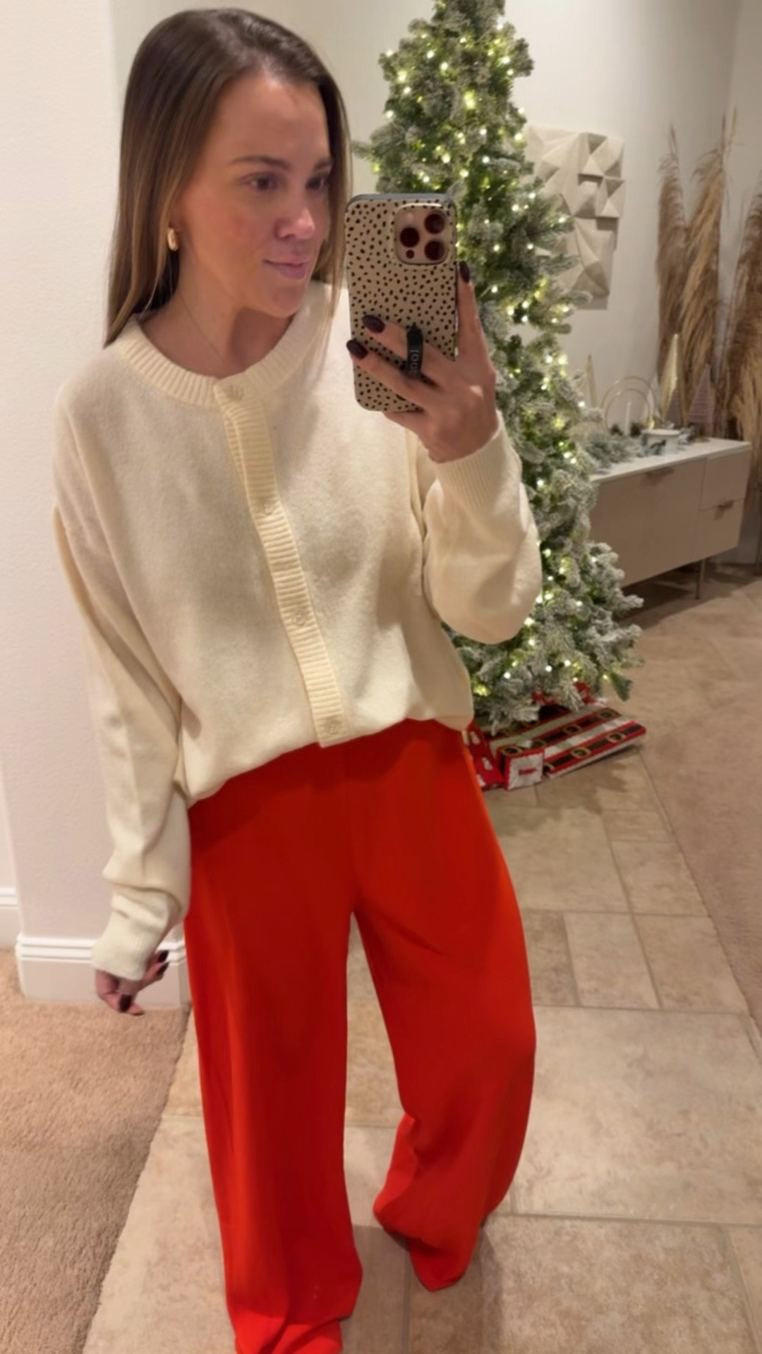holiday party outfit ideas. size large in the pants & M/L in the cardigan 

#LTKHoliday #LTKSeasonal