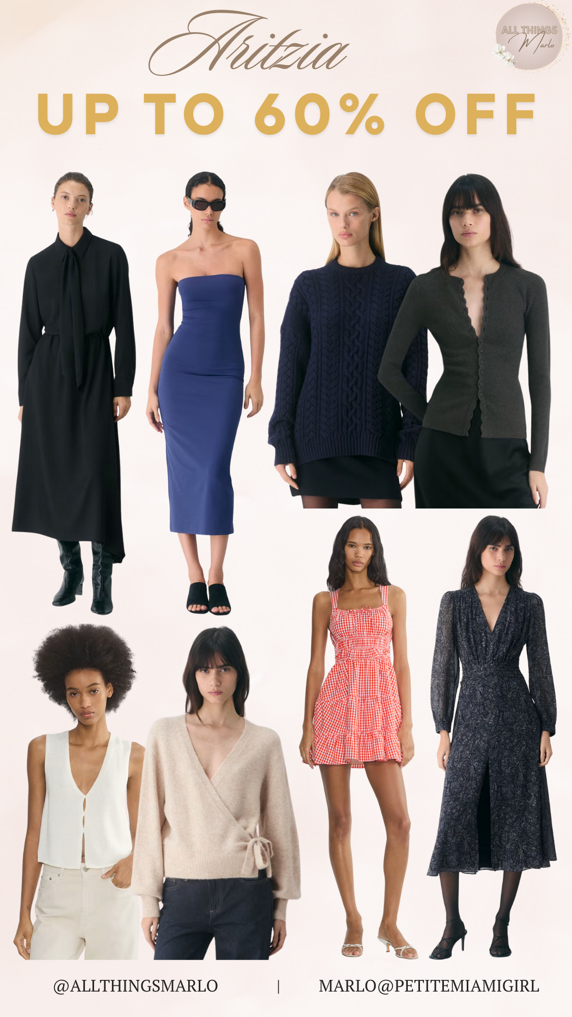 Aritzia up to 60% off. 

 #LTKSaleAlert #LTKWorkwear #LTKTravel