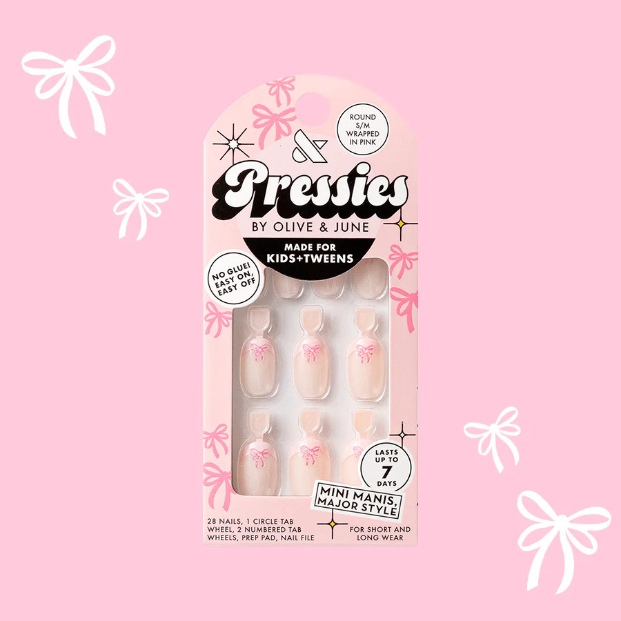 Wrapped in Pink - Pressies | Short Medium | Round | Olive & June