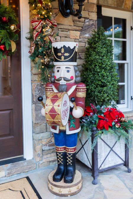 My Frontgate full size nutcrackers make for a festive front door Christmas display! They light up, weigh over 50 pounds and are beautifully made!


#LTKHoliday #LTKSeasonal #LTKHolidaySale