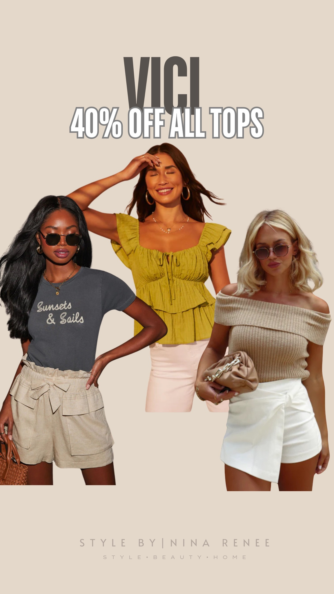 Today only! VICI is doing 40% OFF ALL TOPS! Use code: TOP40 #summertops #summerfashion 

#LTKSaleAlert #LTKFindsUnder50 #LTKStyleTip