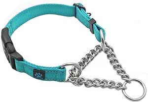 Max and Neo Stainless Steel Chain Martingale Collar - We Donate a Collar to a Dog Rescue for Ever... | Amazon (US)