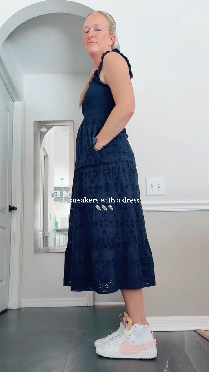 First time pairing a sundress with high top sneakers! 

#LTKShoeCrush #LTKStyleTip #LTKTall