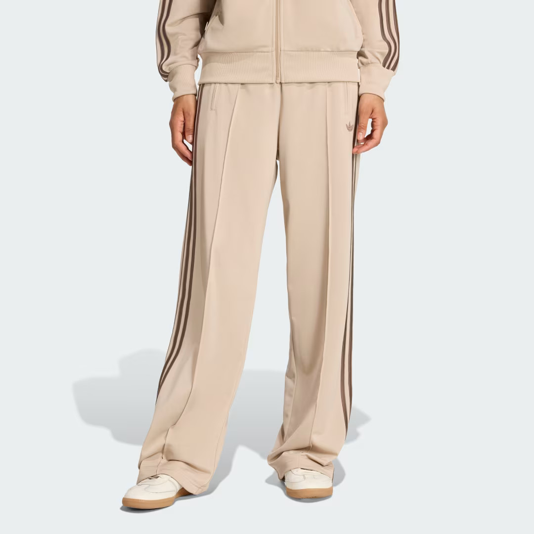 adidas FIREBIRD LOOSE TRACK PANTS Stone Khaki XS - Womens Originals Pants | adidas (US)