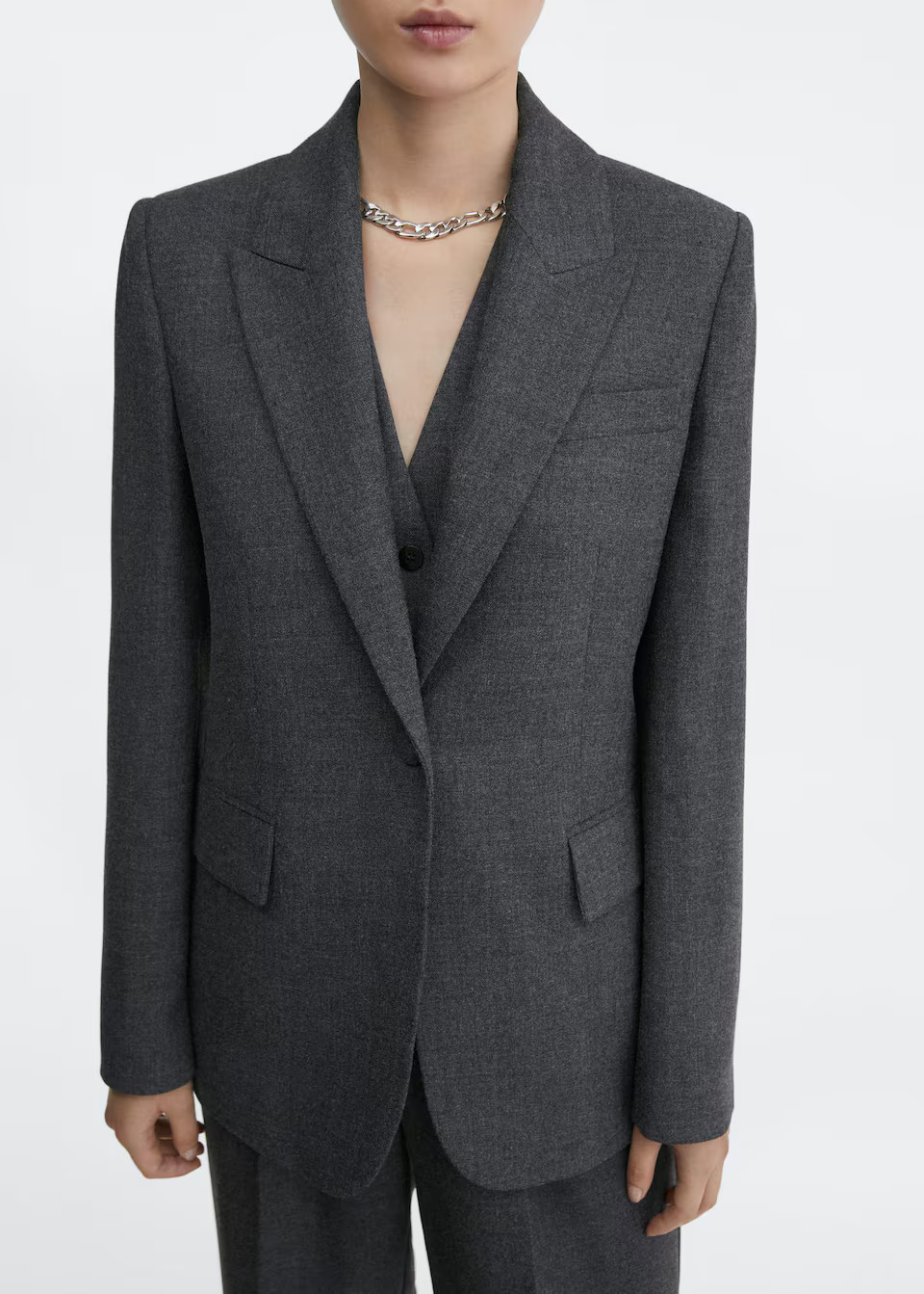 Veste de costume structurée -  Femme | Mango France | MANGO (FR)