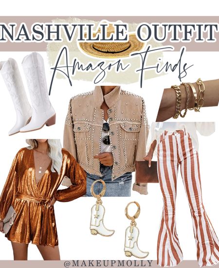 Country Concert Amazon Outfit Ideas 
•
Country concert outfit
Summer country concert 
Concert fashion 
Festival fashion 
Festival look 
Cowboy boots 
Cowboy shorts woman’s 
Sparkly bodysuit 
Country concert amazon finds 
Amazon fashion 
Cowboy boots white 
Rhinestone shorts 
Sparkly bodysuit 
Nashville outfits 
Nashville outfit idea
Nashville 
Morgan wallet concert 

#LTKSeasonal #LTKunder50 #LTKtravel