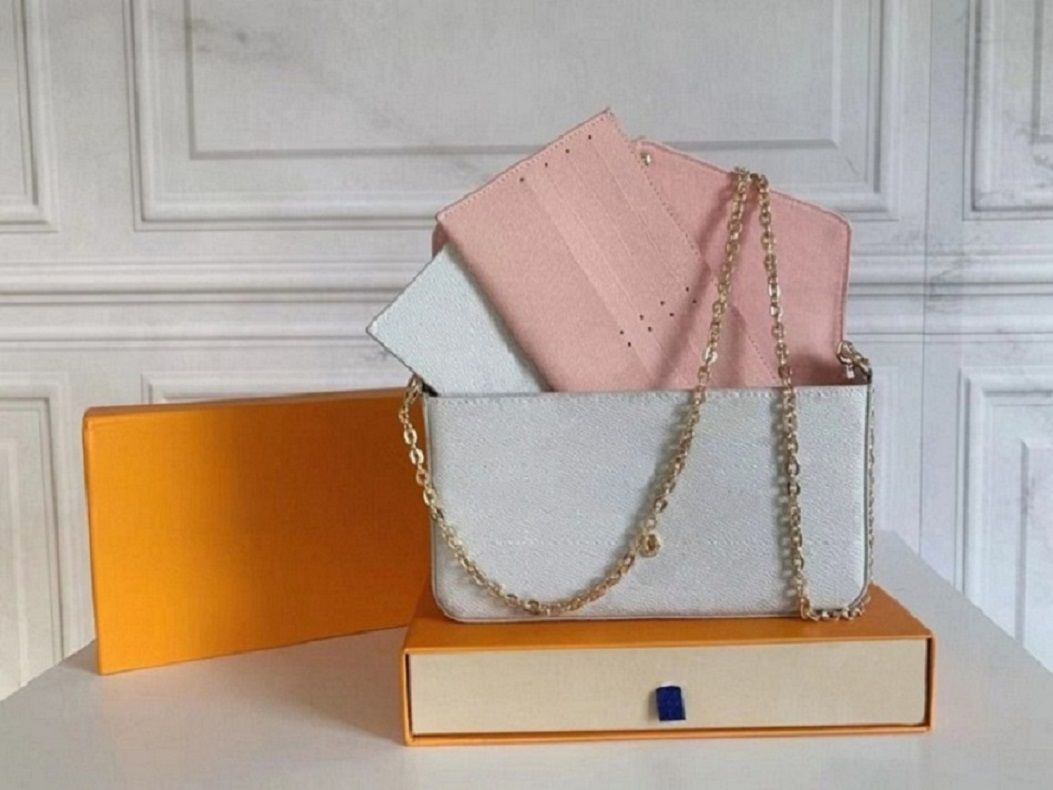 Classic Pochette Felicie Handbag Luxury Designer Bag Leather Wallet High Quality Female Shoulder ... | DHGate