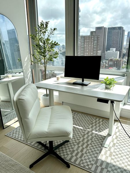 Home office setup, work from home setup, neutral office setup, work from home desk, office home decor 

#LTKhome #LTKFind