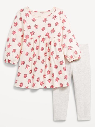 Long-Sleeve Dress &amp;amp; Leggings 2-Pack for Toddler Girls | Old Navy (US)