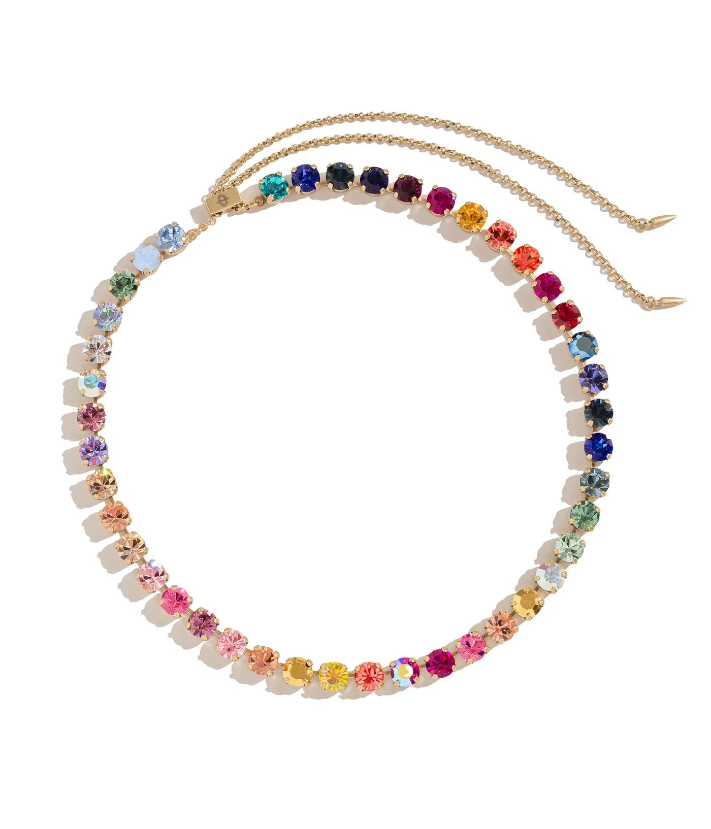Arista Slider Necklace in Cosmic Ombré | Loren Hope Designs