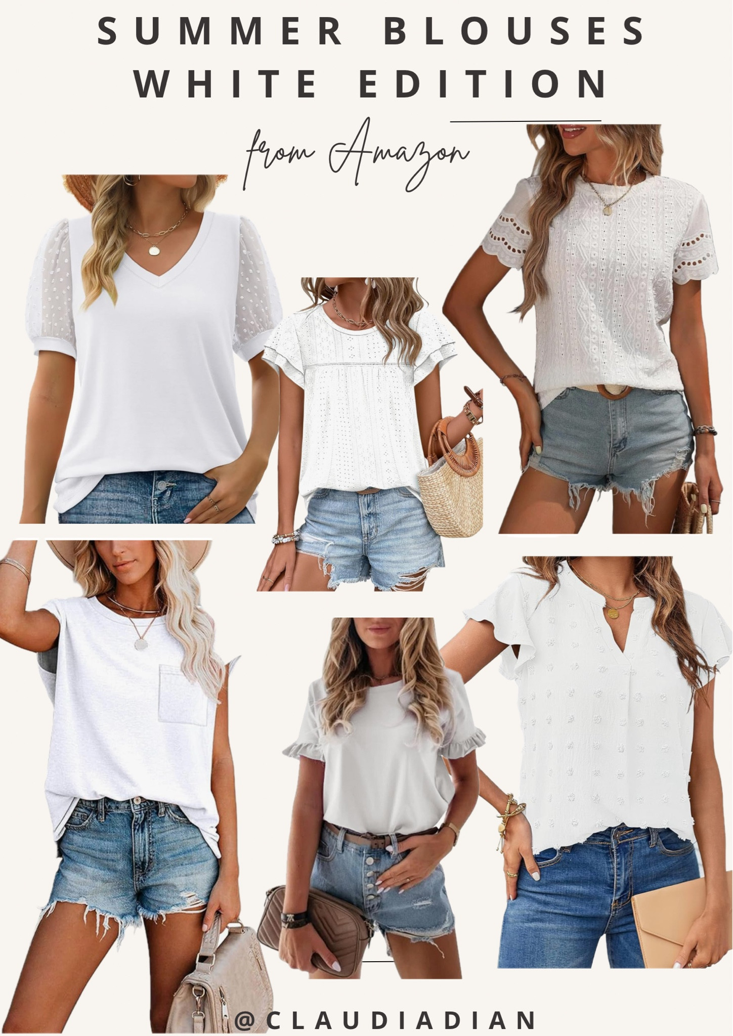 Summer blouses under $30
White edition 
#amazonfinds
#amazon #whiteblouse

#LTKFindsUnder50 #LTKSummerSales #LTKSeasonal