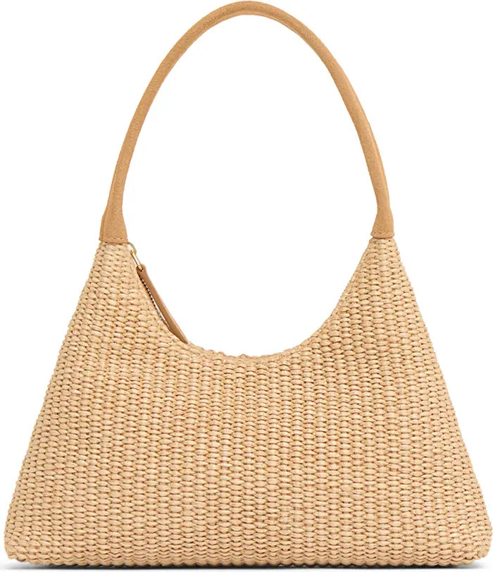 Mini Candy Woven Raffia Hobo Bag | Nordstrom