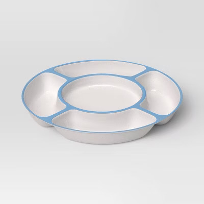 Lazy Susan Sectioned Server Blue - Room Essentials™ | Target