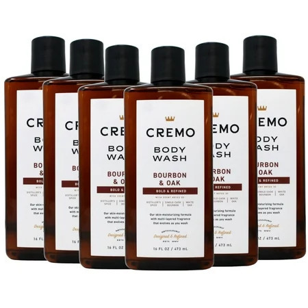Cremo All Season Body Wash No. 8, Bourbon & Oak - 16 Fl. Oz. - Pack of 6 | Walmart (US)