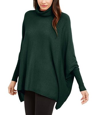 Alfani Turtleneck Poncho Sweater, Created for Macy's & Reviews - Sweaters - Women - Macy's | Macys (US)