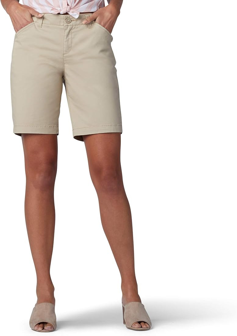 Lee Women's Regular Fit Chino Bermuda Short | Amazon (US)