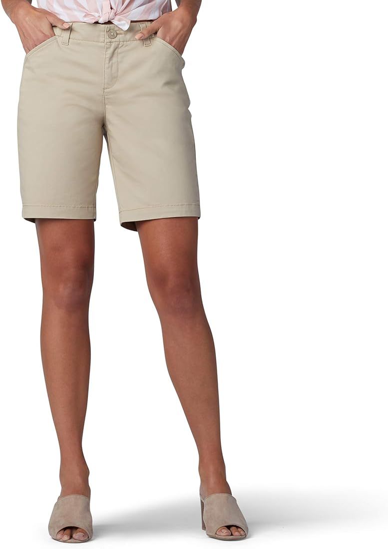 Lee Women's Regular Fit Chino Bermuda Short | Amazon (US)