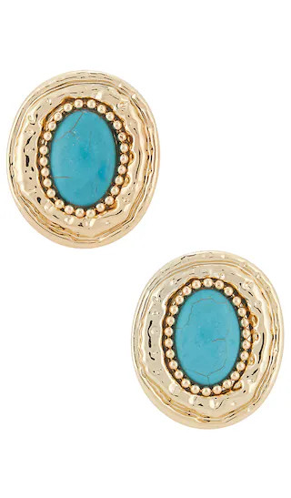 Lovers and Friends Bianca Earrings in Metallic Gold. | Revolve Clothing (Global)
