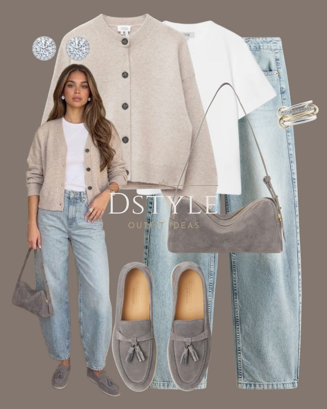 Cozy knit cardigan and light wash barrel jeans. The perfect casual fall outfit. Shop the look below.


tags: cozy cardigan, beige knitwear, barrel leg jeans, light wash denim, grey loafers, casual fall outfit, everyday style, neutral capsule wardrobe, fall outfit ideas.

#LTKootd #LTKWorkwear