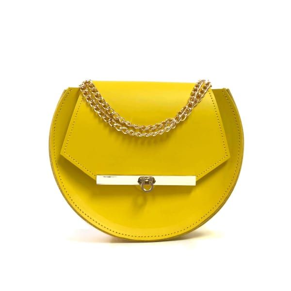 Loel Mini Military Bee Crossbody Bag In Ceylon Yellow | Wolf and Badger (Global excl. US)