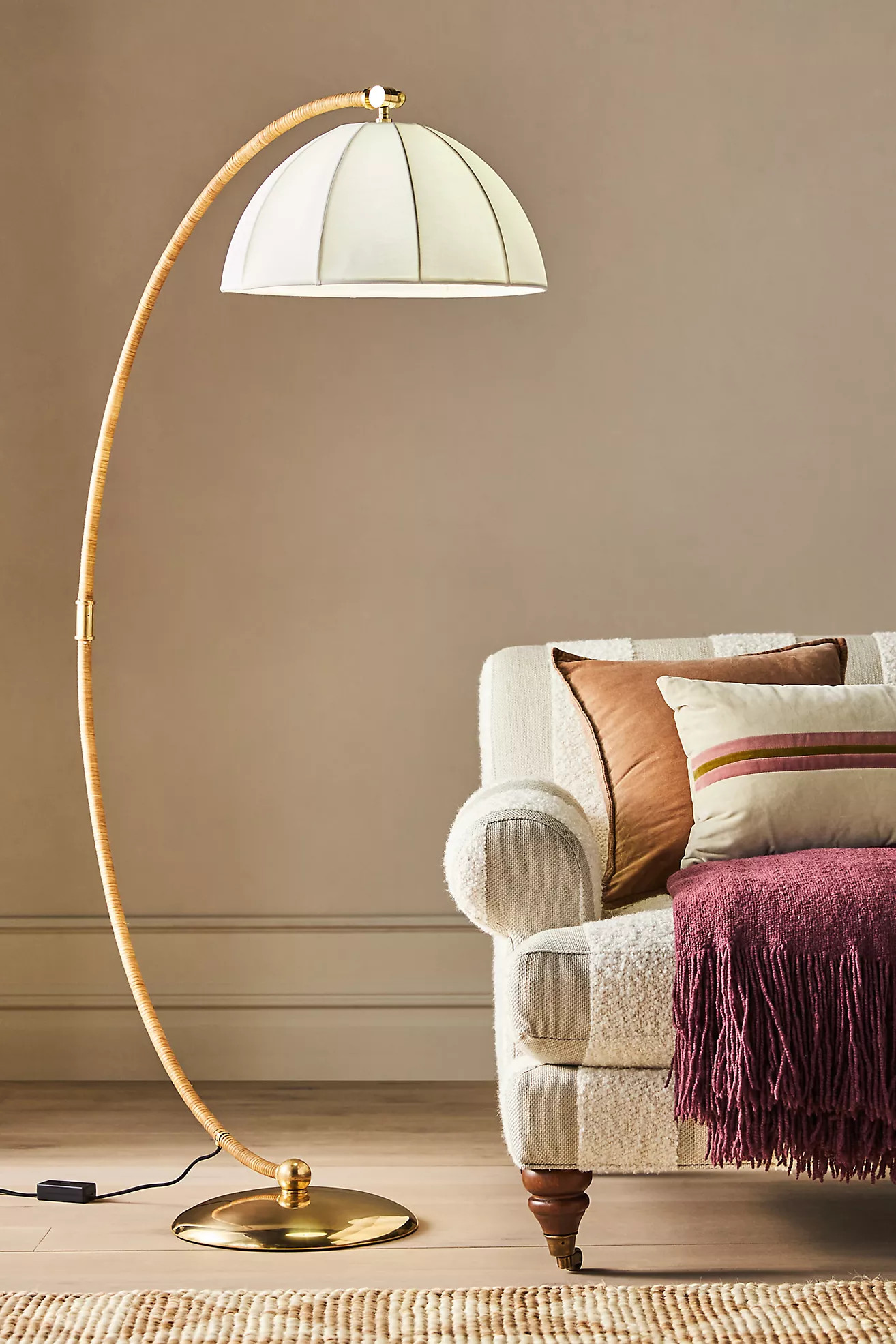 Montague Metal Overarching Floor Lamp | Anthropologie (US)