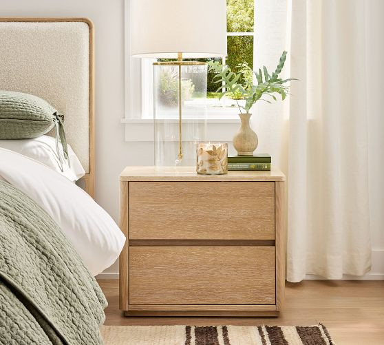Kona Travertine Nightstand (26") | Pottery Barn (US)
