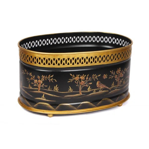 Burg Metal Pot Planter | Wayfair North America