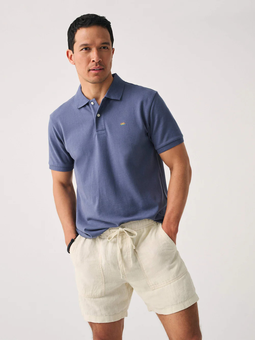Sunwashed Pique Polo | Faherty