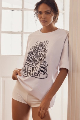 BRIDEMERCH 'Til Death Do Us Part Cake Graphic Tee | Anthropologie (US)