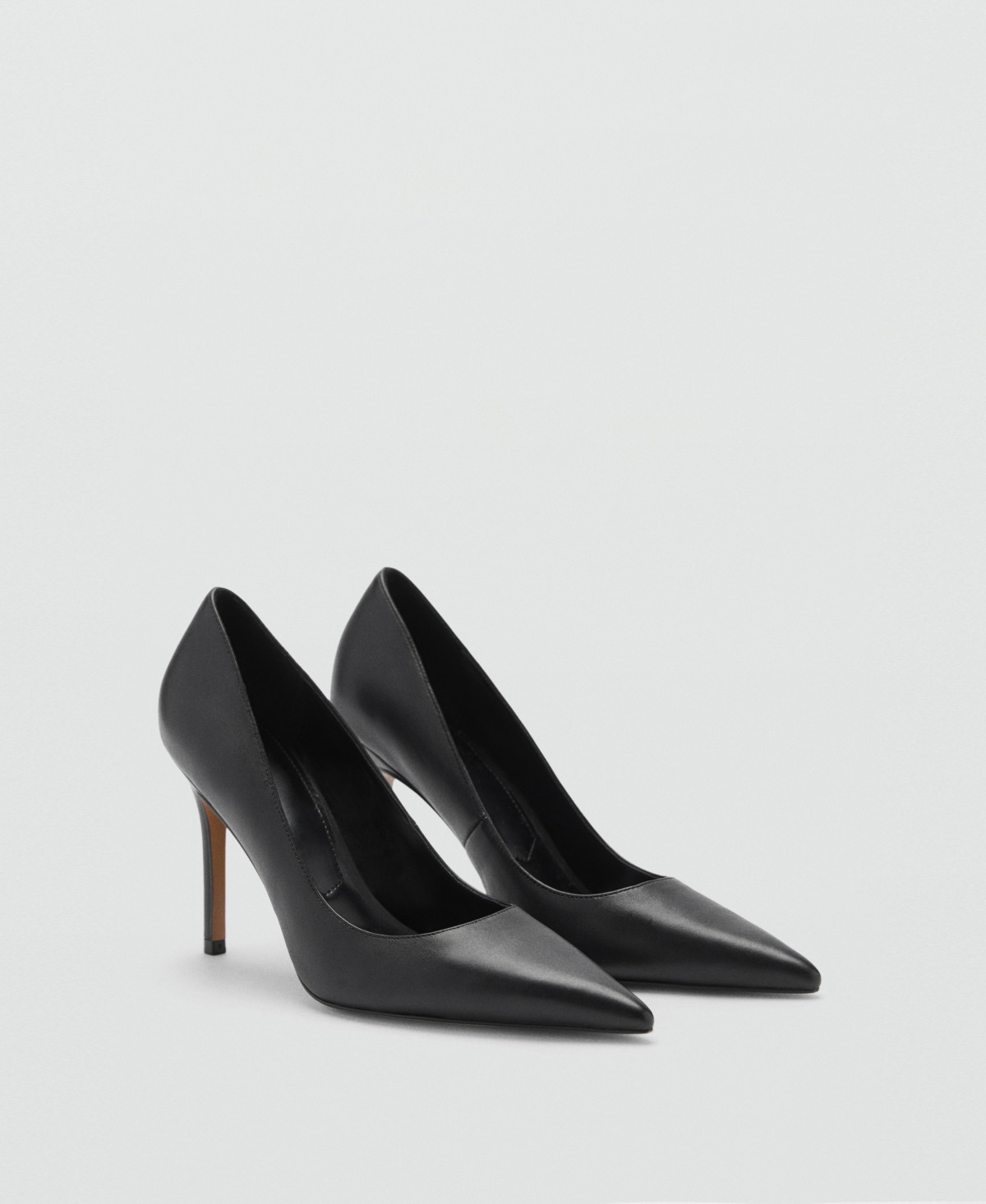 Mango Women's Leather Pumps - Black | Macy's