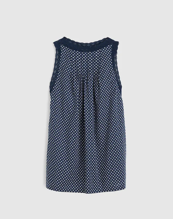 Crochet-Trim Boatneck Mini Dress | Madewell