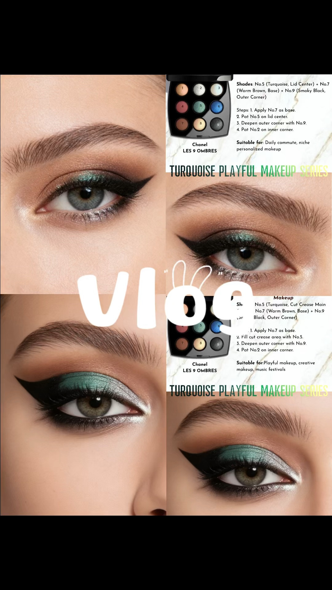Chanel LES 9 OMBRES tutorial/green

#LTKBeauty