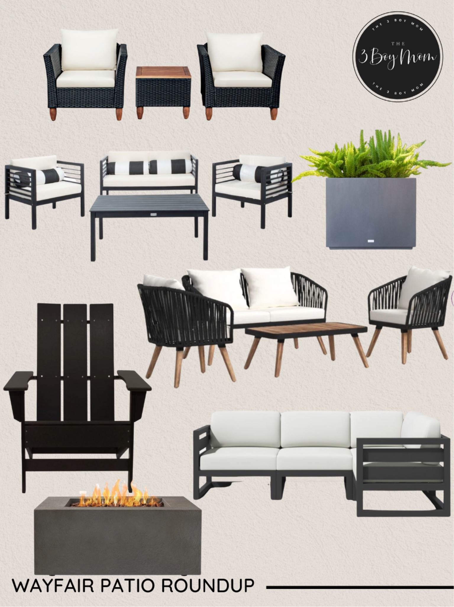 patio furniture, wayfair, neutral patio, patio fire pit, patio planter, outdoor furniture

#LTKSeasonal #LTKFind #LTKhome