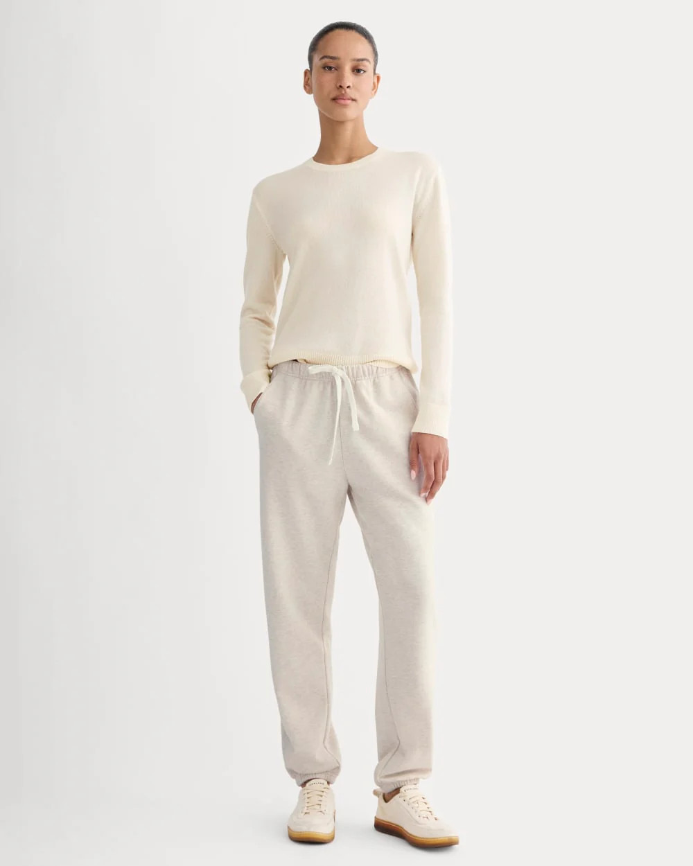 The Off-Duty Jogger | Heathered Oat | Everlane