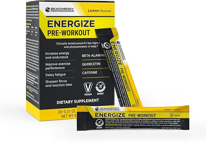 BODi Energize Pre Workout Powder - Beta-Alanine, Quercetin & Low-Dose Caffeine Formula for Enhanc... | Amazon (US)