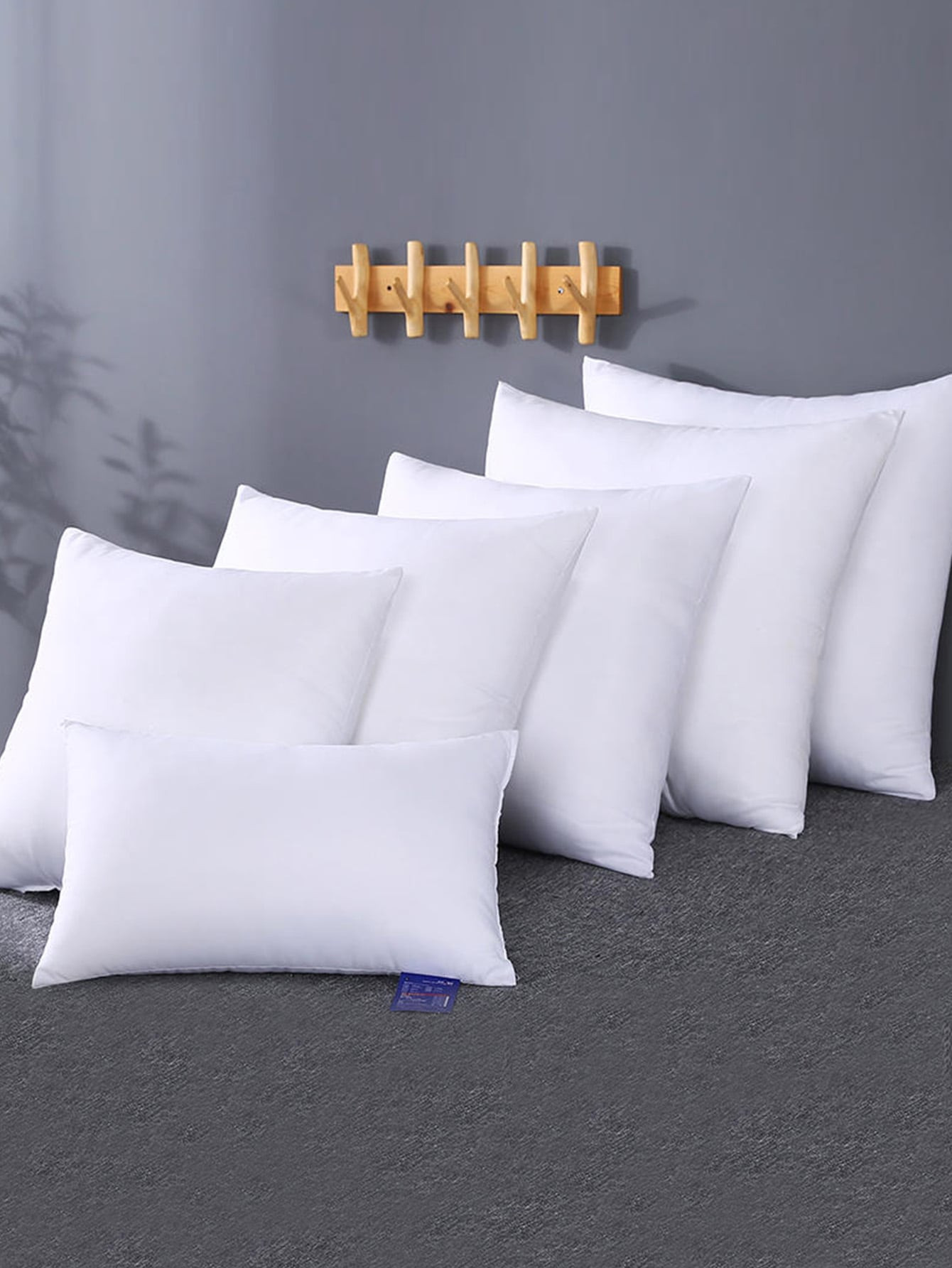 1pc Solid Color White Decorative Pillow, Modern Polyester Multifunction Decorative Pillow For Hom... | SHEIN