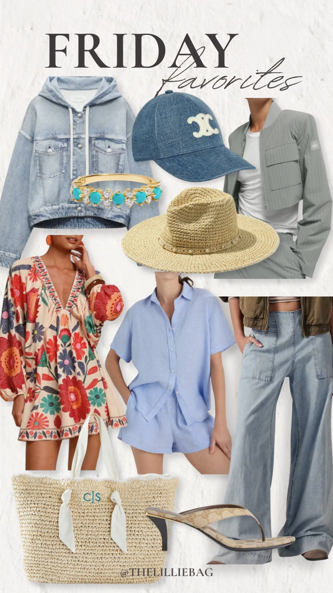 Friday Favorites Part 2 🤍✨

All the pieces I’m loving lately — denim, linen, easy vacation outfits, and resort wear staples 🙌🏼 plus the perfect tote and my go-to Gucci sandals

Effortless, elevated, and on repeat this season ✨ everything is linked on my LTK!

friday favorites, denim outfits, linen outfits, vacation outfits, resort wear, tote bag, designer sandals, spring outfits 2026

#LTKBeauty #LTKSeasonal #LTKootd