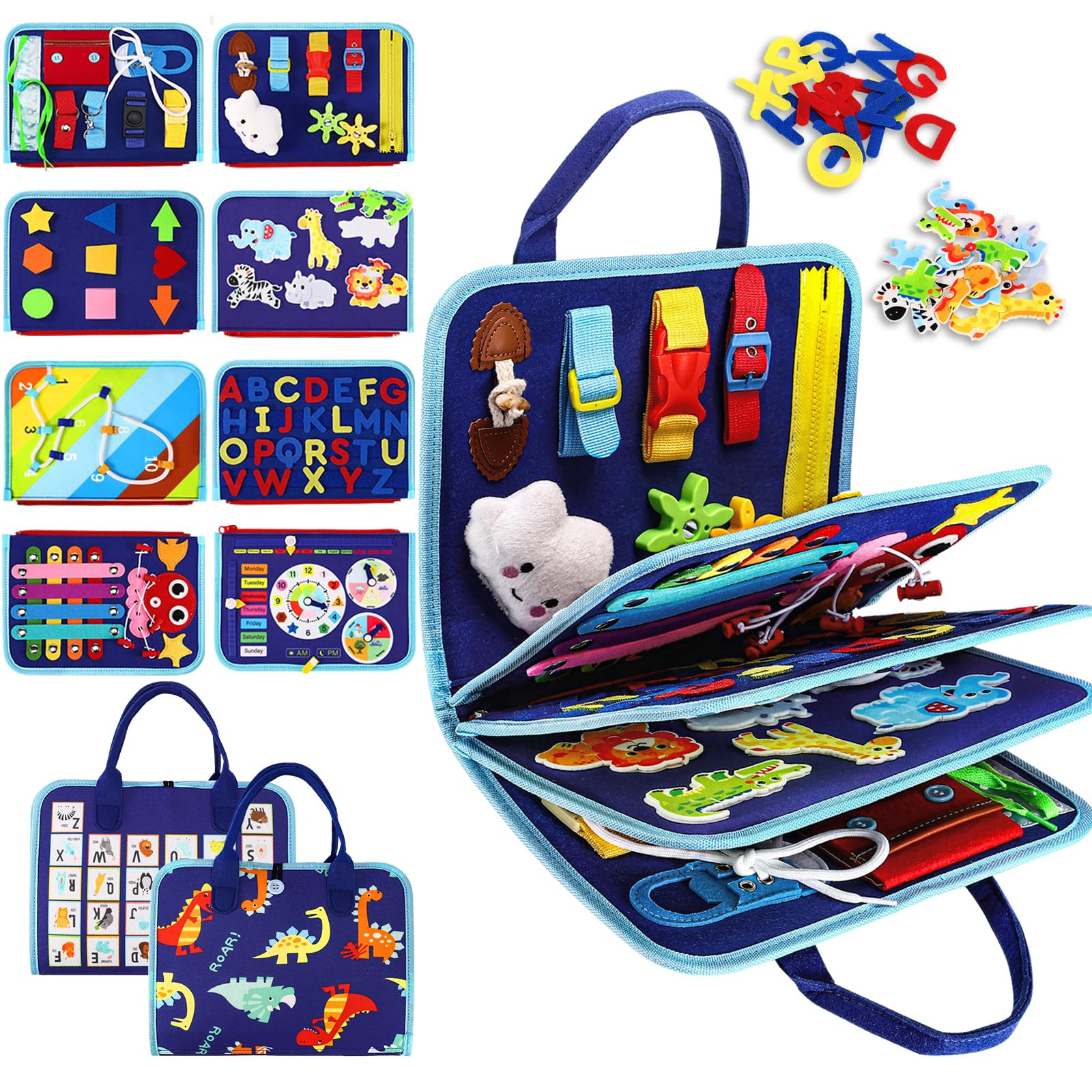 Esjay Busy Board for Toddlers, Montessori Toys for 1 2 3 4 Year Old, Sensory Board Toy Educationa... | Amazon (CA)