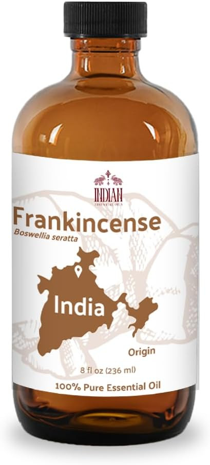 Frankincense Essential Oil - Direct from Madhya Pradesh, India - Pure Essential Oil for Diffusers... | Amazon (US)