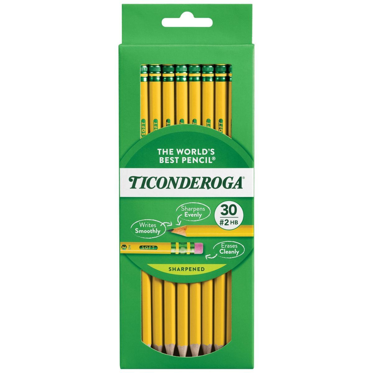 30pk #2 Pre-Sharpened Pencil - Ticonderoga | Target