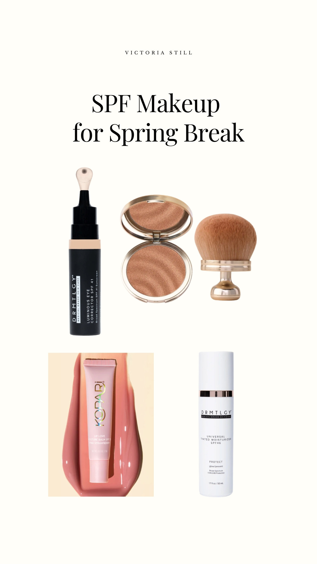 Vacation makeup should survive humidity and long days. Lightweight coverage, built-in SPF, and
glow without heaviness. Keywords: vacation makeup routine, tinted moisturizer with SPF, glowy
skin over 35.  

 #LTKgrwm #LTKBeauty #LTKTravel